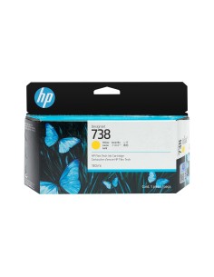 HP Cartucho de tinta amarilla DesignJet 738 de 130 ml