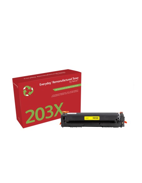 Tóner Everyday™ Amarillo remanufacturado de Xerox es compatible con HP 203X (CF542X), Capacidad alta