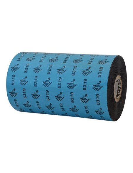 Zebra 5319 performance Wax cinta térmica 450 m Negro