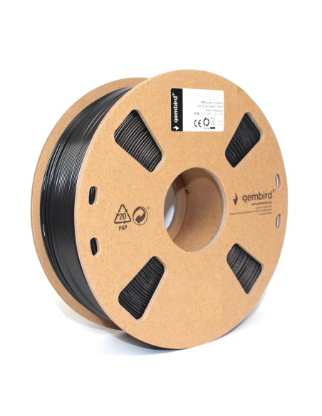Gembird 3DP-ABS1.75-01-BK material de impresión 3d ABS Negro 1,4 kg