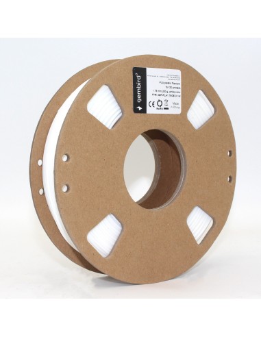 Gembird 3DP-PLA1.75GE-01-W material de impresión 3d Ácido poliláctico (PLA) Blanco 330 g