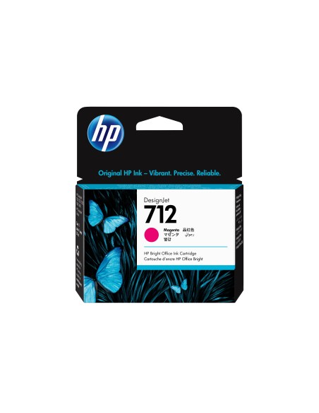 HP Cartucho de Tinta DesignJet 712 magenta de 29 ml