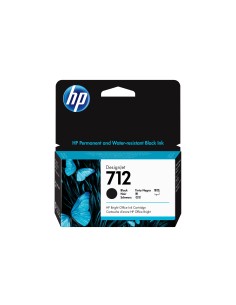 HP Cartucho de Tinta DesignJet 712 negro de 38 ml
