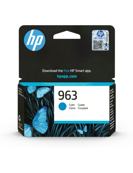 HP Cartucho de tinta Original 963 cian