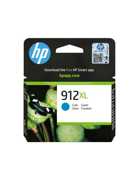 HP Cartucho de tinta Original 912XL cian de alta capacidad