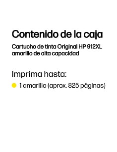 HP Cartucho de tinta Original 912XL amarillo de alta capacidad 2