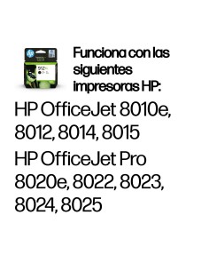 HP Cartucho de tinta Original 912XL negro de alta capacidad 2