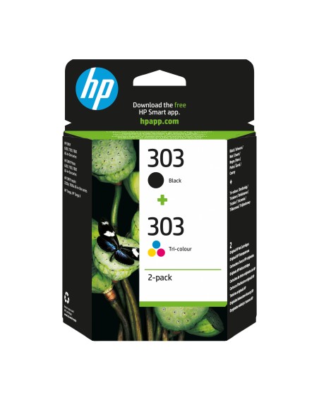 HP Paquete de 2 cartuchos de tinta Original 303 negro tricolor