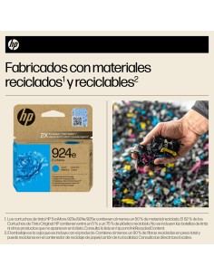 HP Cartucho de Tinta Original EvoMore 924e cian 2