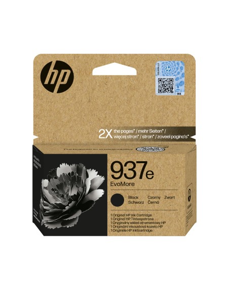 HP Cartucho de Tinta Original EvoMore 937e negra