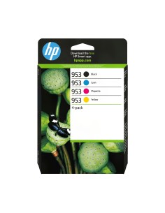 HP Paquete de 4 cartuchos de tinta Original 953 negro cian magenta amarillo