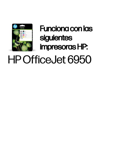 HP Paquete de 4 cartuchos de tinta Original 903 negro cian magenta amarillo