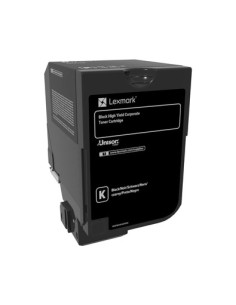 Lexmark 74C2HKE cartucho de tóner 1 pieza(s) Original Negro