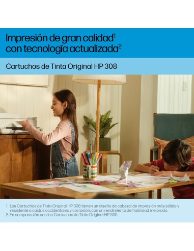 HP Cartucho de Tinta Original 308 tricolor