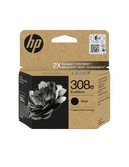 HP Cartucho de Tinta Original EvoMore 308e negra