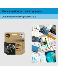 HP Cartucho de Tinta Original EvoMore 308e negra 2