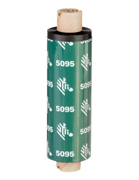 Zebra 5095 Resin cinta térmica 74 m Negro