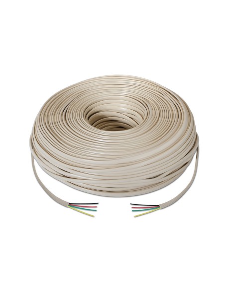 AISENS A143-0321 cable telefónico 100 m Gris