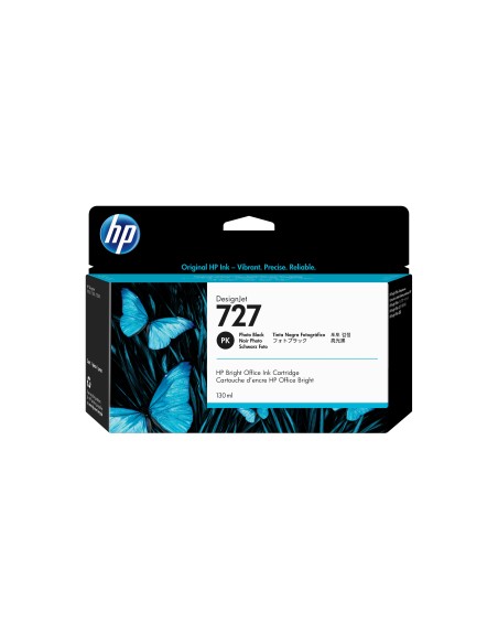 HP Cartucho de tinta DesignJet 727 negro fotográfico de 130 ml