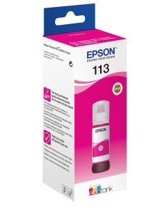 Epson 113 EcoTank Pigment Magenta ink bottle 2