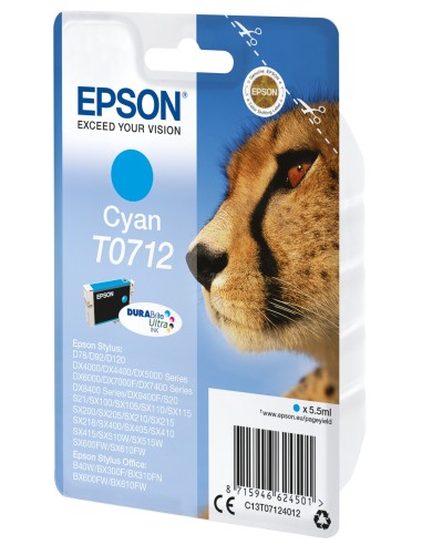 Epson Cartucho T0712 cian