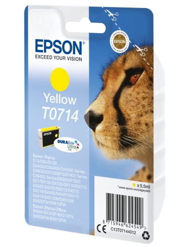Epson Cartucho T0714 amarillo