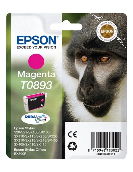Epson Monkey Cartucho T0893 magenta