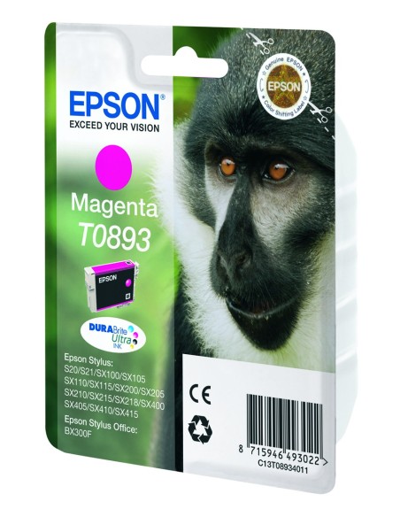 Epson Monkey Cartucho T0893 magenta