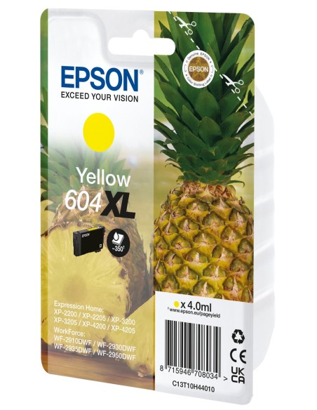 Epson 604XL cartucho de tinta 1 pieza(s) Original Amarillo