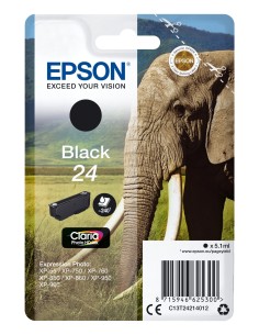 Epson Elephant Cartucho 24 negro (etiqueta RF)