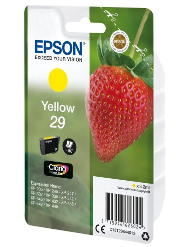 Epson Strawberry Singlepack Yellow 29 Claria Home Ink