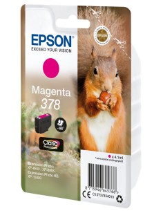 Epson Squirrel Singlepack Magenta 378 Claria Photo HD Ink 2