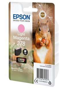 Epson Squirrel Singlepack Light Magenta 378 Claria Photo HD Ink 2