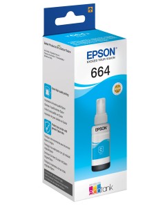 Epson 664 Ecotank Cyan ink bottle (70ml) 2