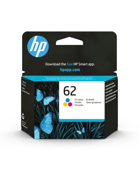 HP Cartucho de tinta original 62 tricolor