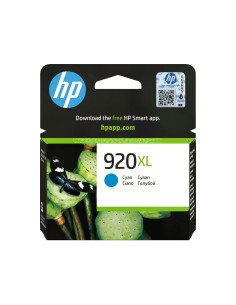 HP Cartucho de tinta original 920XL de alta capacidad cian