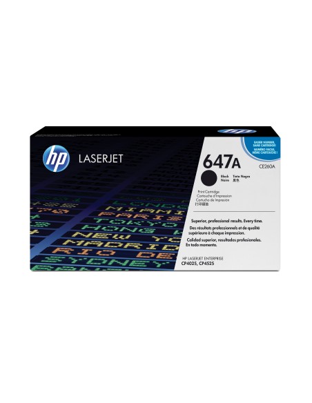 HP Cartucho de tóner original LaserJet 647A negro
