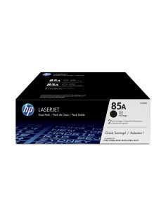 HP Pack de ahorro de 2 cartuchos de tóner original LaserJet 85A negro