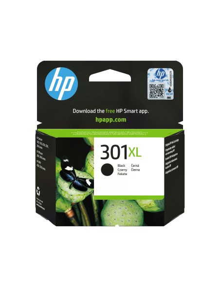 HP Cartucho de tinta original 301XL de alta capacidad negro