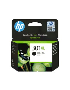 HP Cartucho de tinta original 301XL de alta capacidad negro