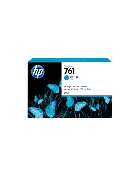 HP Cartucho de tinta DesignJet 761 cian de 400 ml