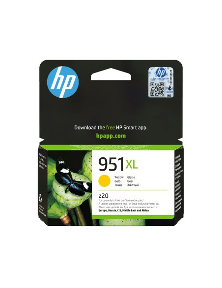 HP Cartucho de tinta original 951XL de alta capacidad amarillo