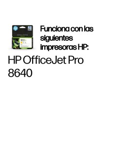 HP Cartucho de tinta original 951XL de alta capacidad amarillo 2