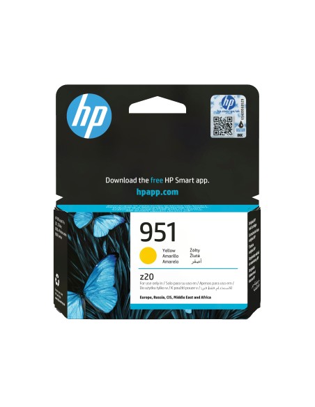 HP Cartucho de tinta original 951 amarillo
