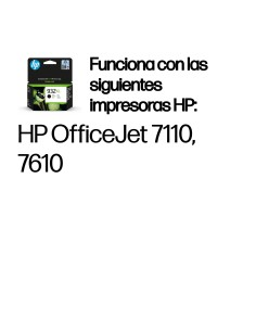 HP Cartucho de tinta original 932XL de alta capacidad negro