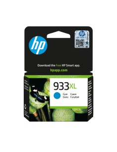 HP Cartucho de tinta original 933XL de alta capacidad cian