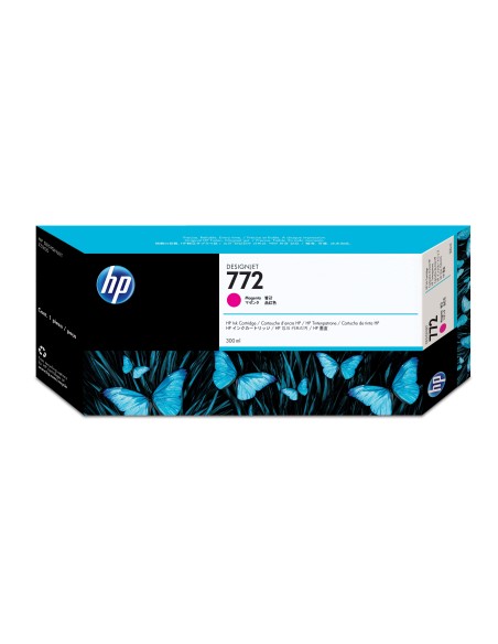 HP Cartucho de tinta DesignJet 772 magenta de 300 ml