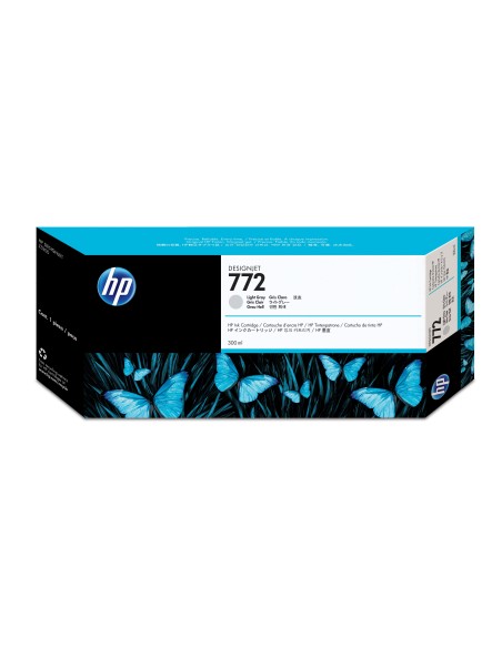 HP Cartucho de tinta DesignJet 772 gris claro de 300 ml