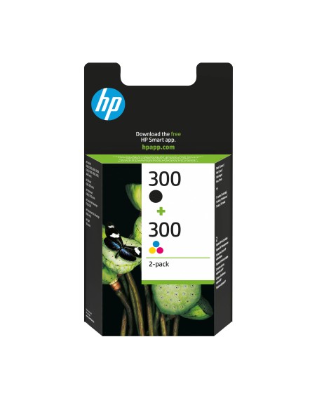 HP Pack de ahorro de 2 cartuchos de tinta original 300 negro Tri-color