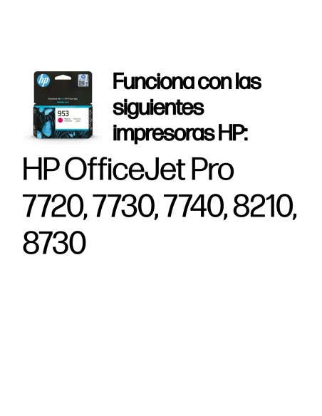 HP Cartucho de tinta Original 953 magenta